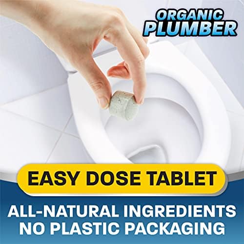 Limpiador Orgánico para Tanques Sépticos, Tabletas Biodegradables con Bacterias y Enzimas Naturales, 1 Año de Tratamiento para Desechos y Sistema de - imagen 2