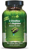Irwin Naturals L-Citrulina + L-Arginina – 60 Cápsulas Blandas Líquidas – Soporte para Óxido Nítrico y Circulación - imagen 1