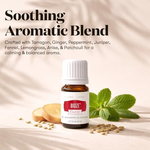Mezcla de Aceite Esencial DiGize de Young Living | 5 ml | Aromaterapia Relajante | Ideal para Difusión y Masaje | Calidad Premium | Aroma Complejo y - imagen 2