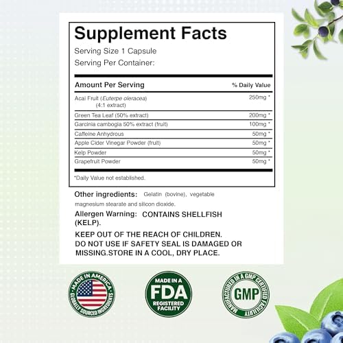 Termogénico Quemador de Grasa para Mujeres – Pastillas Avanzadas para Pérdida de Peso con Té Verde, Garcinia Cambogia y Cafeína Natural – Aumenta - imagen 7