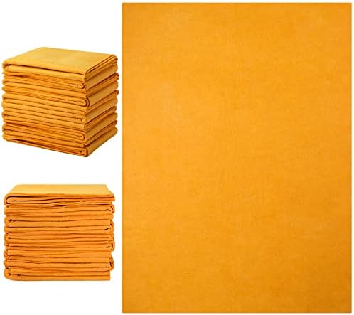Paquete de 10 Toallas de Microfibra SEEWEY, Absorbentes y Reutilizables, Toallas Naranjas para Secado de Autos, Lavables a Máquina, Multiusos, - imagen 1