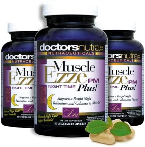 Cápsulas Muscle Ezze PM Plus para la Noche de Doctors Nutra - Uso Nocturno - Sin Gluten - 60 Cápsulas - imagen 3