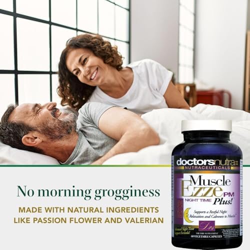 Cápsulas Muscle Ezze PM Plus para la Noche de Doctors Nutra - Uso Nocturno - Sin Gluten - 60 Cápsulas - imagen 7