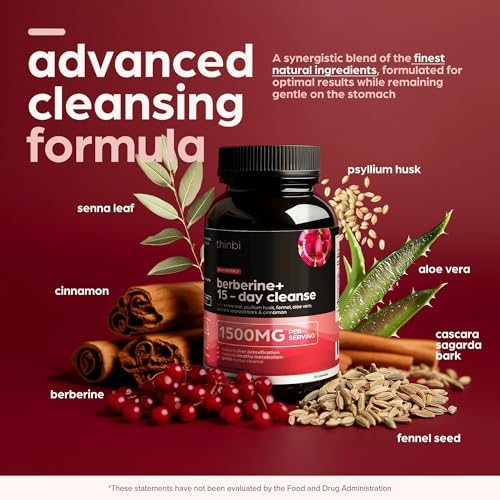 Limpieza Colónica Cetogénica Avanzada con Berberina 1500mg – Detox de 15 Días para Hombres y Mujeres – Fórmula Extra Fuerte con Hoja de Sen para - imagen 3