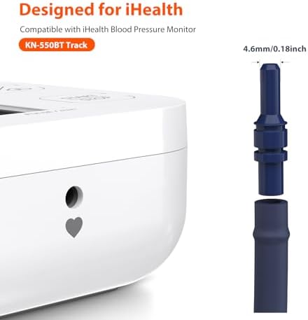 Manga de Repuesto iHealth Extra Grande para Adultos (16.5-18.9, 42-48cm) Compatible con Monitor de Presión Arterial iHealth Track, Solo Manga - imagen 3