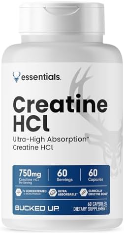 Bucked Up - Creatina HCL, 750mg por porción - 60 porciones (60 cápsulas) - imagen 1