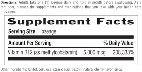 Country Life Methyl B12, Apoya Energía y Resistencia, 5,000mcg, 60 Pastillas, Certificado Sin Gluten, Vegano y No OGM - imagen 8