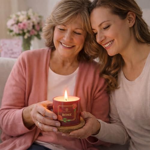Regalos para el Día de las Madres, Set de 4 Velas Aromáticas de Cera de Soja, Regalos de Cumpleaños para Mujeres, Decoración para Fiestas - imagen 6