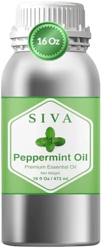 Aceite Esencial de Menta Siva - 16 Fl Oz - 100% Natural para Difusor, Cuidado Facial, Cuidado de la Piel, Aromaterapia, Cuidado del Cabello y Masaje - imagen 1