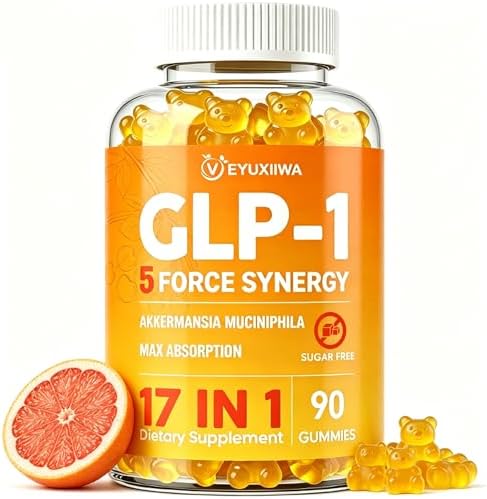 Suplemento GLP-1 para Mujeres, 5 Mezclas de GLP-1 con Probiótico Akkermansia y Berberina, 17 en 1 Gomas Probióticas Eficientes, Energía y Digestión, - imagen 1