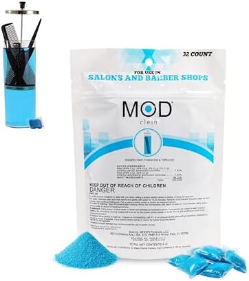 Pods Desinfectantes Mod Clean – Grado Hospitalario, Aprobados por la EPA, Solución Limpiadora Hidrosoluble para Cortadoras, Herramientas de Uñas, - imagen 1