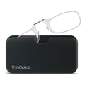 Gafas de lectura ThinOptics unisex + estuche universal negro | Montura clara, aumento 1.50, 44 mm - imagen 1