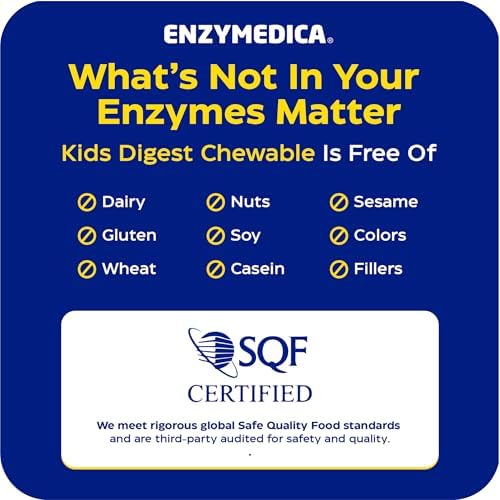 Enzymedica Kids Digest Masticables Sabor Frutos Rojos - 90 Tabletas - imagen 8