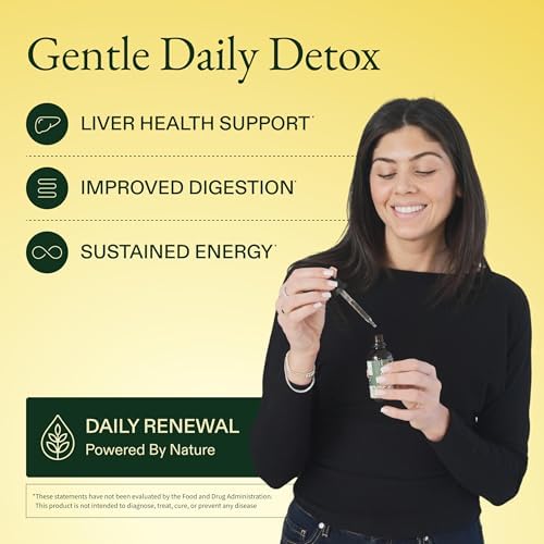 Extracto de Raíz de Diente de León Orgánico USDA Wild Drops, Suplemento para la Salud del Hígado, Libre de Alcohol, 2 fl oz, Suministro para 1 Mes - imagen 2