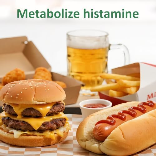 Suplementos KUAFLY DAO Bloqueador de Histamina – Enzima DAO + Diamina Oxidasa y Quercetina, Inmortal, Vitamina C para la Salud Digestiva y Soporte - imagen 6