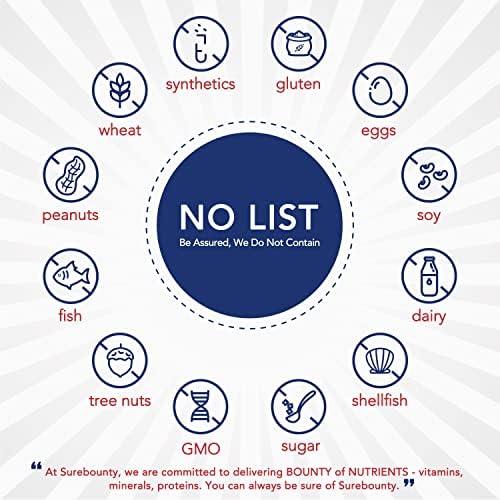 Suplemento Probiótico Surebounty para Hombres y Mujeres, 200 Mil Millones de UFC, 35 Cepas, Prebióticos + Enzimas Digestivas, 60 Cápsulas Veganas - imagen 6