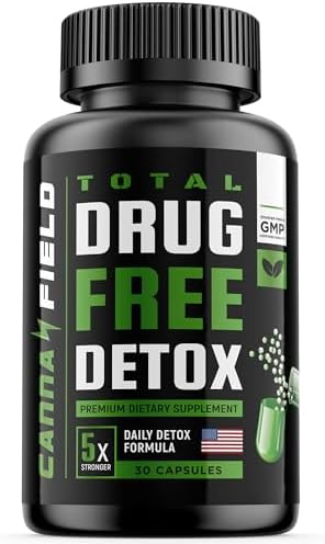 CANNA FIELD Detox y Limpieza Hepática - Hecho en EE. UU. - Elimina Tóxicos en 5 Días - Mejores Pastillas para Pasar Pruebas - Suplemento Premium - 30 - imagen 1