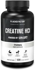 Cápsulas de Creatina HCl Jacked Factory - Píldoras CON CRET 750mg - Crecimiento Muscular Magro, Recuperación, Aumento de Fuerza y Resistencia - 120 - imagen 1