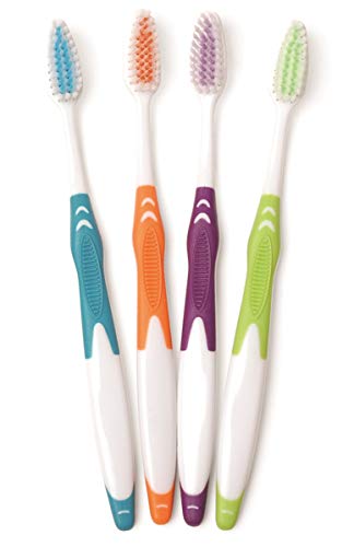 Cepillos de Dientes Premium FRESHMINT en Paquete de 100, Con Mango de Agarre Fácil y Cerda Suave Multicolor, Ideal para Viajes, Hoteles y Donaciones. - imagen 1