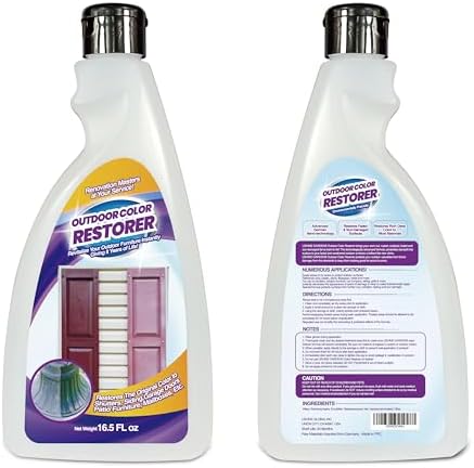 Restaurador de Color para Plásticos USHINE GARDENS 16.5oz - Revive y Protege Persianas de Vinilo Dañadas por el Sol - imagen 7