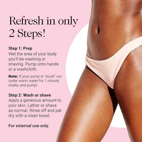Kushae Jabón Espumoso 2 en 1 Suave, Lavado Femenino pH Balanceado, Higiene Óptima, 8.3 oz, Sin Fragancia para Piel Sensible - imagen 4