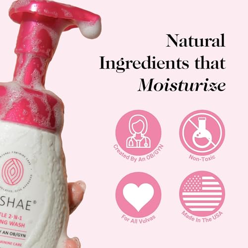 Kushae Jabón Espumoso 2 en 1 Suave, Lavado Femenino pH Balanceado, Higiene Óptima, 8.3 oz, Sin Fragancia para Piel Sensible - imagen 6