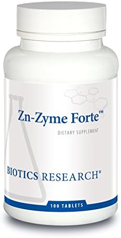Biotics Research Zn-Zyme Forte 25 mg de Zinc, Apoyo al Sistema Inmunológico, Función Celular Óptima, Tabletas con Antioxidantes. 100 Tabletas - imagen 1