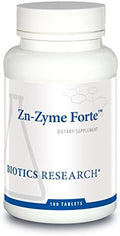 Biotics Research Zn-Zyme Forte 25 mg de Zinc, Apoyo al Sistema Inmunológico, Función Celular Óptima, Tabletas con Antioxidantes. 100 Tabletas - imagen 1