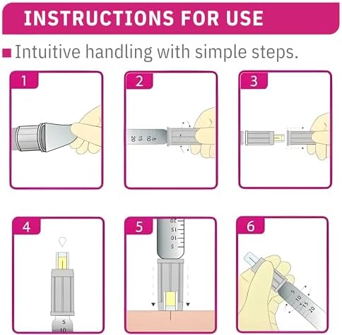 Puntas de Pluma de Seguridad ONE-CARE 30G x 5mm (3/16”), Diseño Automático con Escudo, Ajuste Universal, 100 Piezas Selladas Individualmente - imagen 3
