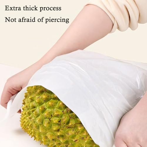 Bolsas de Basura de Plástico Ultra Gruesas GoodFinely de 16-18 Galones con Cinta, Blancas, Resistentes y a Prueba de Fugas para Cocina, Oficina y - imagen 3