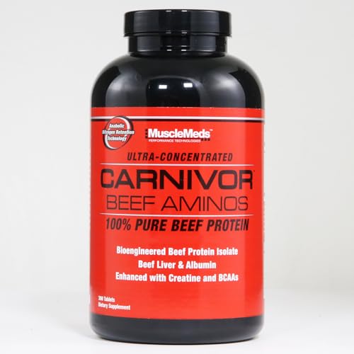 MuscleMeds Carnivor Aminoácidos de Carne, Aislado de Proteína de Res, Hígado de Res, Albúmina de Res, Creatina y BCAAs para Recuperación y - imagen 2