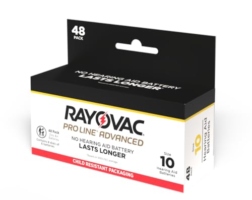 Baterías para audífonos Rayovac Proline Advanced sin mercurio 48/paquete Tamaño 10 - imagen 1