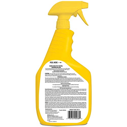 Insecticida Harris para Arañas, Spray Líquido Sin Olor y No Manchador (32oz, Paquete de 2) - imagen 7