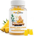 Gomitas de Enzimas Bromelaina y Papaína: 500mg de Bromelaina con Quercetina, Enzima de Papaya, Cúrcuma y Vitamina C, Suplemento Digestivo Orgánico - imagen 1