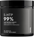 Cápsulas Toniiq Ultra Alta Potencia 5HTP - 99%+ Purificadas y Bio disponibles - Extracto Concentrado 12:1 - 200mg - 90 Cápsulas Veganas - imagen 1