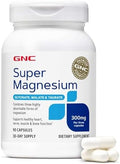 GNC Super Magnesio 300mg, Glicinato, Malato, Taurato, 90 Cápsulas - imagen 1