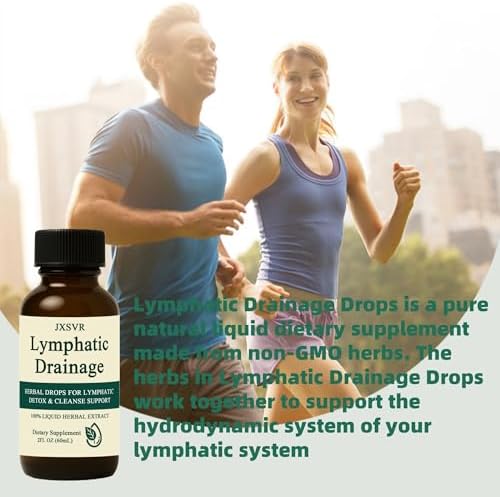 Gotas Nuflos para Drenaje Linfático, Masajeador y Suplementos, 2 Fl. Oz - Mezcla Herbal para Apoyo al Sistema Linfático, Inmunológico y Detox - imagen 2