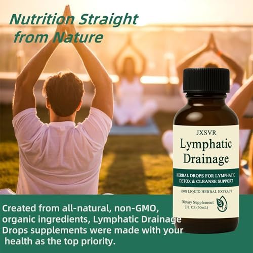 Gotas Nuflos para Drenaje Linfático, Masajeador y Suplementos, 2 Fl. Oz - Mezcla Herbal para Apoyo al Sistema Linfático, Inmunológico y Detox - imagen 5