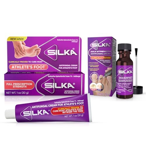 Set de Líquido y Crema Antifúngica Silka Max Strength - Alivio Potente para Hongos en Uñas, Pie de Atleta y Tiña, Alivio para Picazón y Ardor - imagen 5
