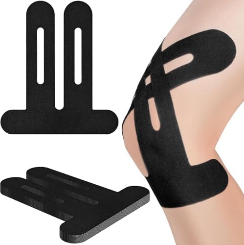 Cinta Kinesológica para Rodillas, 240 Piezas, Cinta Pre-Cortada para Alivio del Dolor de Rodilla, Libre de Látex, Soporte - imagen 1