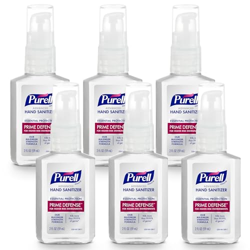 Desinfectante de Manos Purell Defense Avanzado, Sin Fragancia, Fórmula de Máxima Potencia, 2 oz, Botellas de Viaje (Paquete de 6) - 3299-04-EC - imagen 5