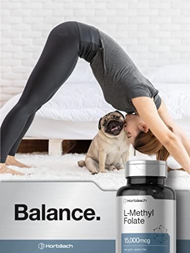 Horbäach L Methylfolato 15000 mcg | 120 Cápsulas | Suplemento No GMO y Sin Gluten | 15mg de Methyl Folate | 5-MTHF - imagen 6