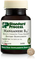 Manganeso B12 de Standard Process - Apoya la Salud Ósea y de Tejidos Conectivos - Formación de Hemoglobina - Sin Gluten, Lácteos ni Soja - 90 Tabletas - imagen 1