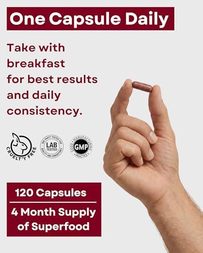 Cápsulas de Raíz de Betabel Agami | Suministro para 4 Meses | Extracto 500mg 20:1 | Soporte de Óxido Nítrico | Suplemento de Betabel - 120 Cápsulas - imagen 3