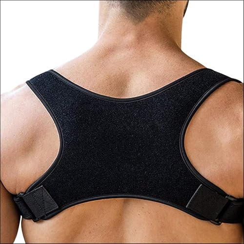 Faja Correctora de Postura Ajustable POAGL para Hombres, Soporte Universal para Espalda Superior, Hombros y Clavícula, Alivia Dolor y Mejora la - imagen 1