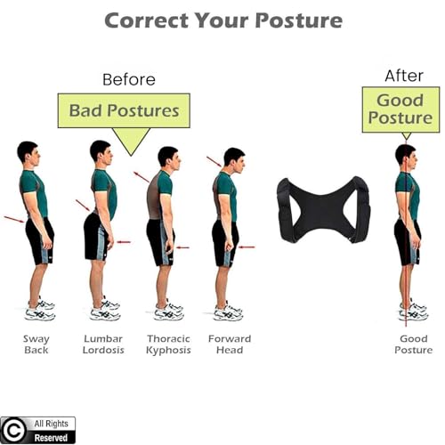 Faja Correctora de Postura Ajustable POAGL para Hombres, Soporte Universal para Espalda Superior, Hombros y Clavícula, Alivia Dolor y Mejora la - imagen 6