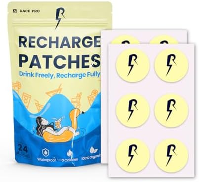 The Recharge Patch 24 Piezas: Parches de Recuperación Esenciales para Mujeres en Festivales y Cruceros, Accesorios de Viaje y Tamaño de Viaje para - imagen 1