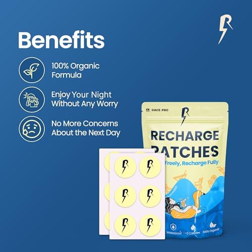 The Recharge Patch 24 Piezas: Parches de Recuperación Esenciales para Mujeres en Festivales y Cruceros, Accesorios de Viaje y Tamaño de Viaje para - imagen 4