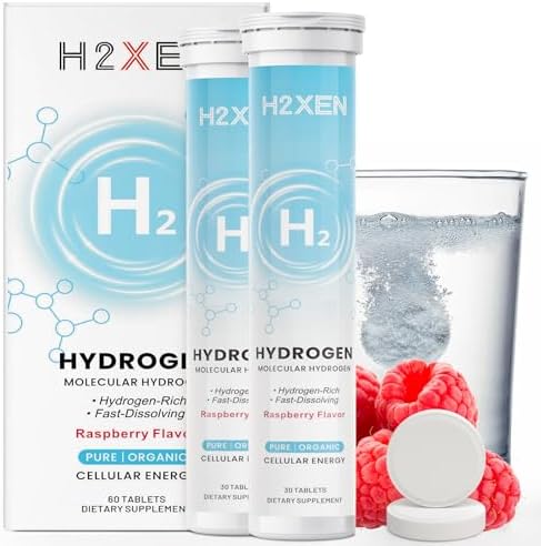 Tabletas de Hidrógeno Molecular con Magnesio - 8 PPM para Agua Potable - Ricas en Antioxidantes, Apoyan el Envejecimiento Saludable, Energía Celular - imagen 1