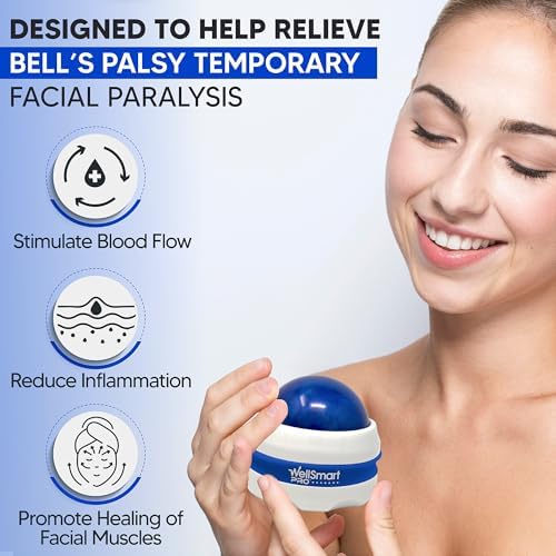 Masajeador y Estimulador Facial Manual para Parálisis de Bell - Tratamiento para Nervios, Músculos y Drenaje de Senos - Alivia Inflamación y Rigidez - imagen 3